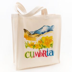 Cumbria Canvas Bag illustrated by Diz Andrews