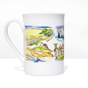 Northumberland china mug