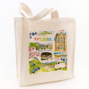 Yorkshire Canvas Bag illustrated by Diz Andrews